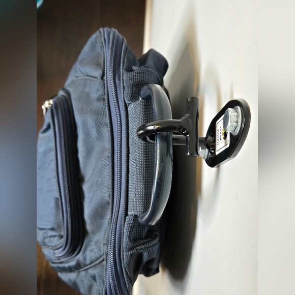 Mandarina Duck Blue Backpack Academia Back To School Unisex BusinessCore - Picture 9 of 11